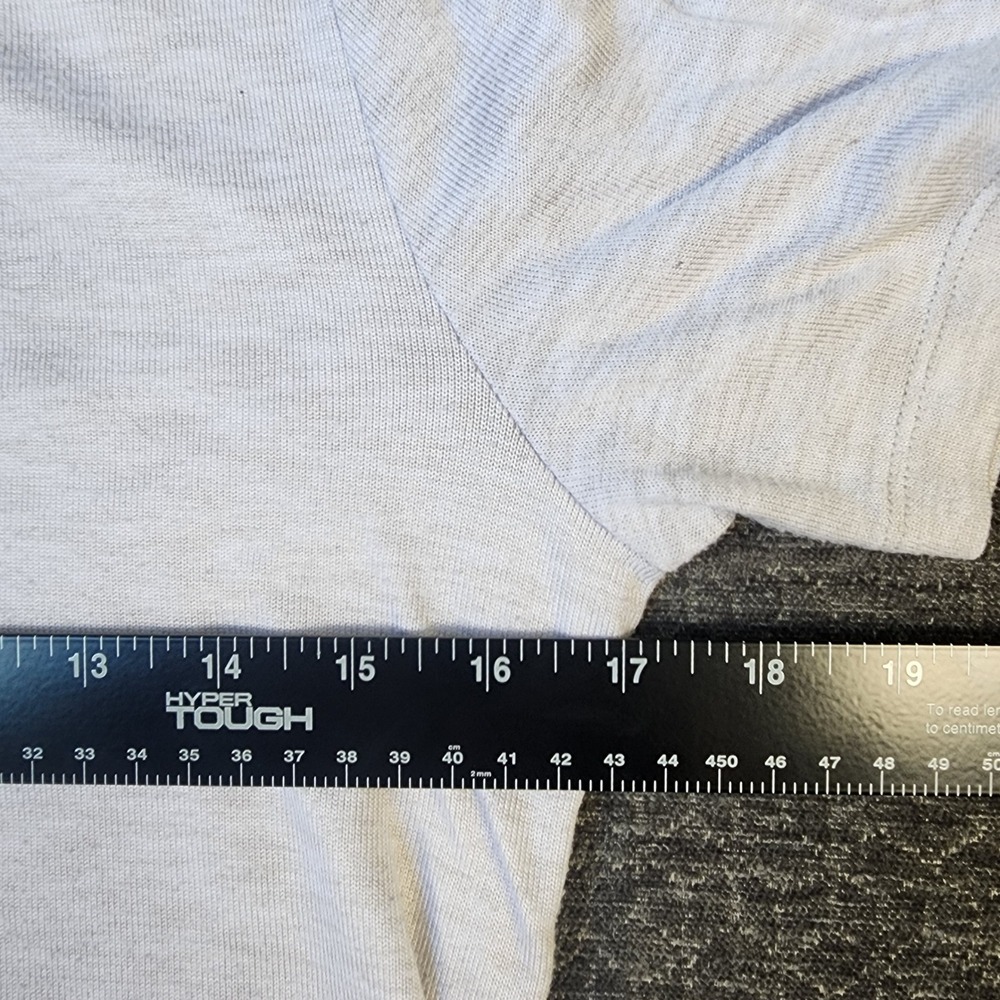 Charter Club Sleep Shirt Womens Small Gray Excellent Heathered Knit Loungewear - Picture 4 of 5